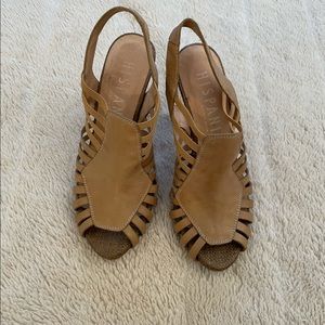 Leather Hispanitas heeled sandals size 37
